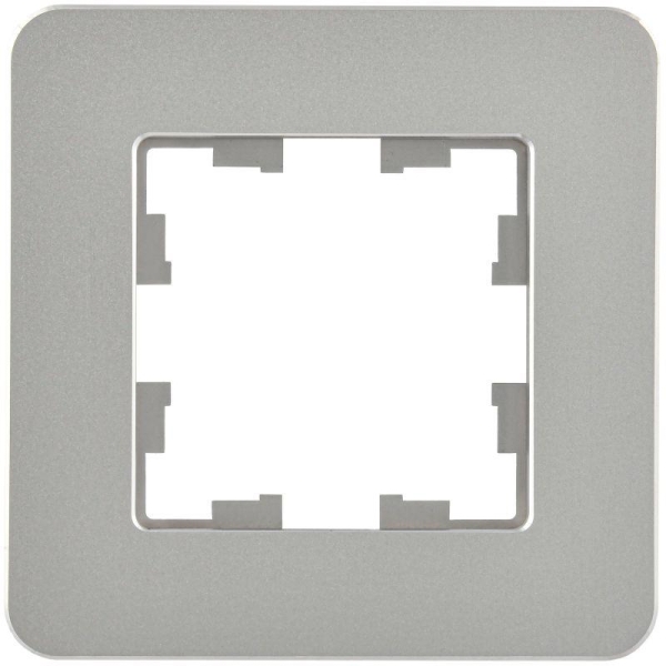 Рамка 1-м BRITE РУ-1-1-Бр метал. алюм. RE IEK BR-M12-M-01-K47 Рамка 1-м BRITE РУ-1-1-Бр метал. алюм. RE IEK BR-M12-M-01-K47