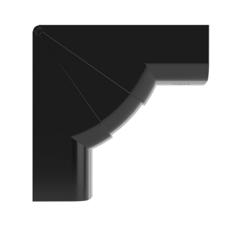 Угол внутренний 90х50мм изменяемый черн. DKC 09551A Угол внутренний 90х50мм изменяемый черн. DKC 09551A
