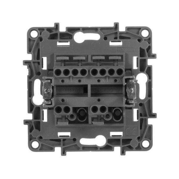Переключатель 2-кл. СП Etika Plus 10А IP20 250В 10AX безвинтов. зажимы механизм антрацит IEK 672612 Переключатель 2-кл. СП Etika Plus 10А IP20 250В 10AX безвинтов. зажимы механизм антрацит IEK 672612