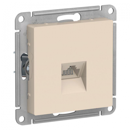 Розетка компьютерная 1-м AtlasDesign RJ45 кат.5E механизм беж. SE ATN000283 Розетка компьютерная 1-м AtlasDesign RJ45 кат.5E механизм беж. SE ATN000283