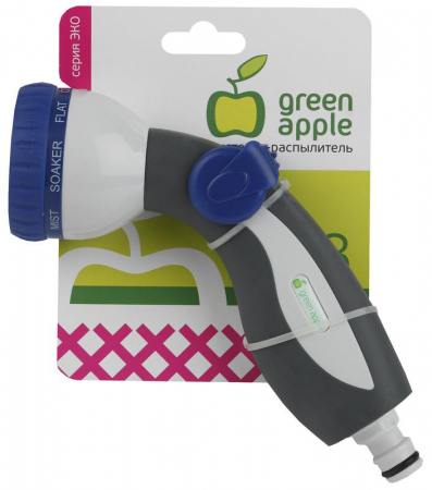 Пистолет-распылитель пластик (12/48/576) Green Apple Б0017767 Пистолет-распылитель пластик (12/48/576) Green Apple Б0017767