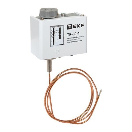 Реле температуры (термостат) капилляр 1м EKF TR-30-1