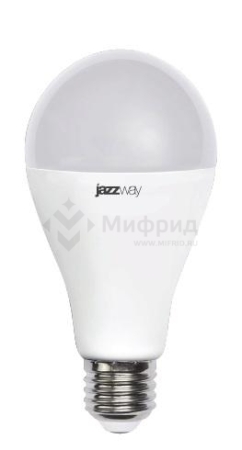 Лампа светодиодная PLED-SP 30Вт A65 5000К холод. бел. E27 230/50 JazzWay 5019720