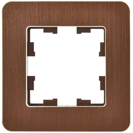 Рамка 1-м BRITE РУ-1-1-Бр метал. коричн. RE AL IEK BR-M12-M-21-K30 Рамка 1-м BRITE РУ-1-1-Бр метал. коричн. RE AL IEK BR-M12-M-21-K30
