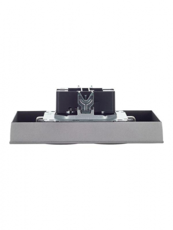 Розетка 2-м СП BRITE РСш12-3-БрС 16А в сборе с заземл. защ. шторки сталь IEK BR-R24-16-K46-F