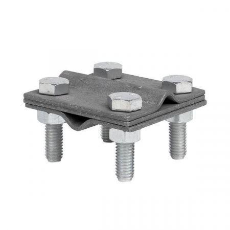 Зажим крестовидный прут-прут (3 пластины 57х57мм) HZ PROxima EKF lp-55758 Зажим крестовидный прут-прут (3 пластины 57х57мм) HZ PROxima EKF lp-55758