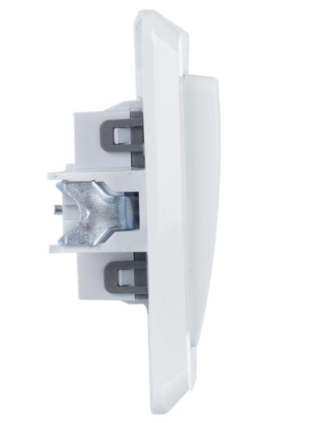 Выключатель 1-кл. СП Вега 10А IP20 ВС10-1-1-ВБ с индикацией бел. GENERICA EVV11-K01-10-DM