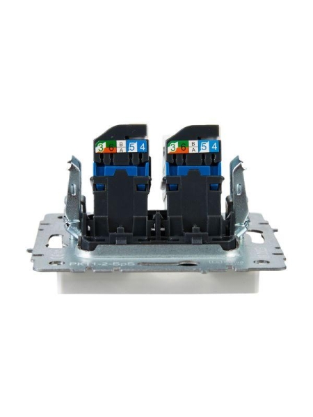Розетка компьютерная двойн. СП RJ45 кат.6 BRITE РК11-2-БрБ механизм бел. IEK BR-K20-2-K01 Розетка компьютерная двойн. СП RJ45 кат.6 BRITE РК11-2-БрБ механизм бел. IEK BR-K20-2-K01