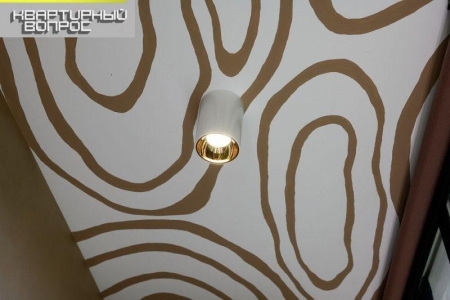 Светильник 4111 накладной поворотный GU10 бел./золото пласт. IEK LT-UPB0-4111-GU10-1-K22