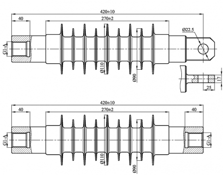ФСПКр на напряжение 3 кВ и нагрузку 70 и 120 кН - К