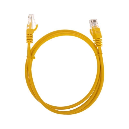 Патч-корд U/UTP CAT 5e RJ45-RJ45 26AWG LSZH желт. 1м Rexant 02-0105-1 Патч-корд U/UTP CAT 5e RJ45-RJ45 26AWG LSZH желт. 1м Rexant 02-0105-1