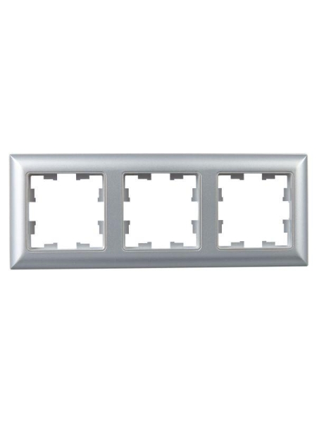 Рамка 3-м BRITE РУ-3-Бр алюм./алюм. IEK BR-M32-12-K47 Рамка 3-м BRITE РУ-3-Бр алюм./алюм. IEK BR-M32-12-K47