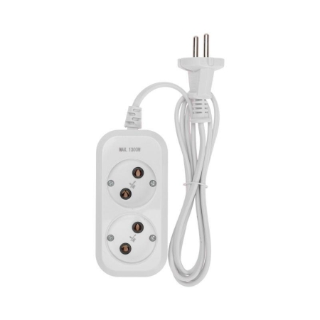 Удлинитель 2х1.5м без заземл. 2х0.75 бел. PROCONNECT 13-4200 Удлинитель 2х1.5м без заземл. 2х0.75 бел. PROCONNECT 13-4200
