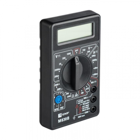 Мультиметр цифровой M830B Master EKF In-180701-bm830B Мультиметр цифровой M830B Master EKF In-180701-bm830B
