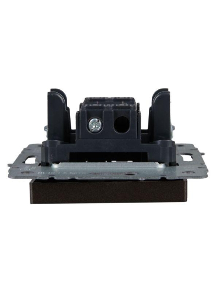 Выключатель проходной 1-кл. СП BRITE ВС10-1-6-БрТБ 10А механизм бронза IEK BR-V12-0-10-K45