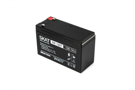 Аккумулятор 12В 7А.ч макс. ток заряда 2.1А SKAT SB 1207 Бастион 2533 Аккумулятор 12В 7А.ч макс. ток заряда 2.1А SKAT SB 1207 Бастион 2533