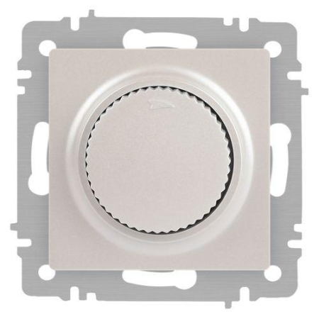 Светорегулятор поворотный СП Accent 6-401-06 600Вт 230В IP20 перламутр. Intro Б0063680