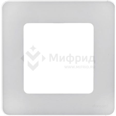 Рамка 1-м СП Inspiria IP20 бел. IEK 673930