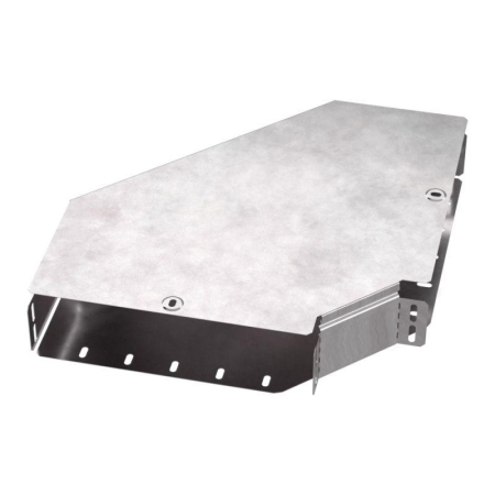 Угол для лотка горизонтальный 90град. 300х80 Стандарт с крышкой Промрукав PR16.0421