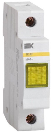 Лампа сигнальная ЛС-47 желт. KARAT IEK MLS10-230-K05 Лампа сигнальная ЛС-47 желт. KARAT IEK MLS10-230-K05