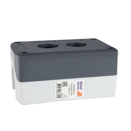 Корпус кнопочного поста OptiSignal Compact D22 С7-BD67-2 2 отв. IP67 XALD02 КЭАЗ 362234