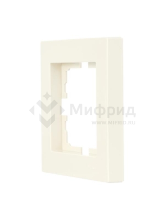 Рамка 1-м VESNA горизонт. крем. LEZARD 742-0300-146