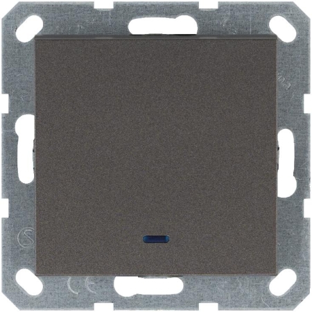 Переключатель проходной 1-кл. 10А IP20 с подсветкой механизм мокко Jasmart G3012NZ Переключатель проходной 1-кл. 10А IP20 с подсветкой механизм мокко Jasmart G3012NZ