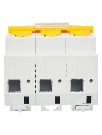 Выключатель автоматический модульный 3п D 80А 10кА ВА47-100 KARAT IEK MVA40-3-080-D Выключатель автоматический модульный 3п D 80А 10кА ВА47-100 KARAT IEK MVA40-3-080-D