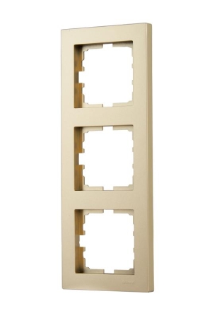 Рамка 3-м VESNA вертикал. без вставки зол. LEZARD 742-3600-153 Рамка 3-м VESNA вертикал. без вставки зол. LEZARD 742-3600-153