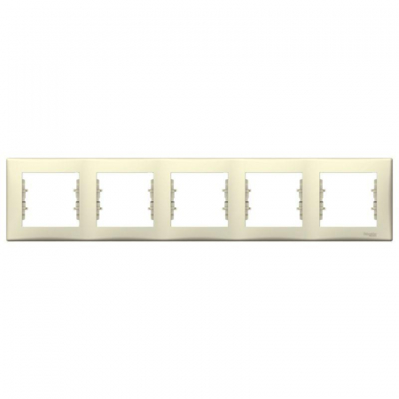 Рамка 5-м Sedna горизонт. беж. SchE SDN5800947 Рамка 5-м Sedna горизонт. беж. SchE SDN5800947