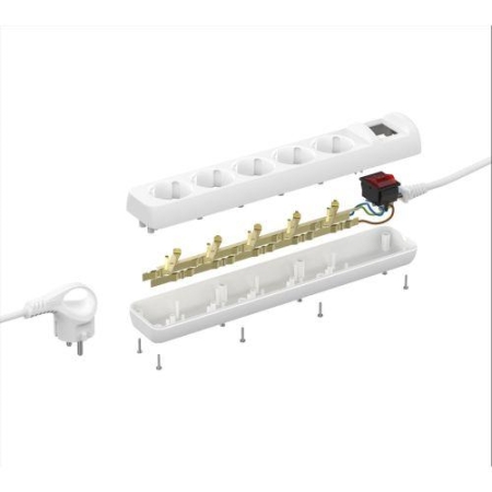 Удлинитель 5х5м с заземл. с выкл. ПВС 3х1.5 16А U-5es-5m-3x1.5 Эра Б0044045 Удлинитель 5х5м с заземл. с выкл. ПВС 3х1.5 16А U-5es-5m-3x1.5 Эра Б0044045