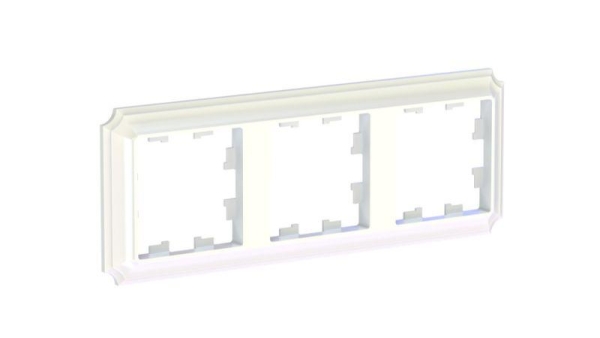 Рамка 3-м AtlasDesign Antique универс. жемчуж. SE ATN100403