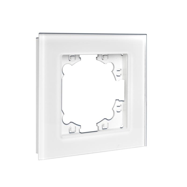 Рамка 1-м Афина стеклянная бел. UNIVersal 2242 Рамка 1-м Афина стеклянная бел. UNIVersal 2242