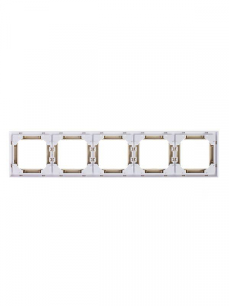 Рамка Levit 5п сл. кость/бел. ABB 2CHH015050A6017 Рамка Levit 5п сл. кость/бел. ABB 2CHH015050A6017