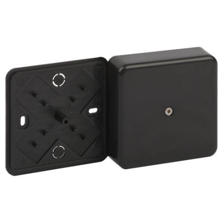 Коробка распаячная 75х75х20мм без клеммы IP40 черн. BS-B-75-75-20 Эра Б0061803