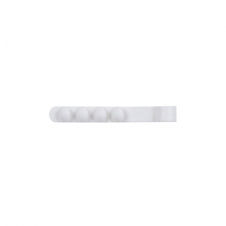Дюбель-хомут нейлоновый прямоугольный 5-8мм бел. (уп.100шт) Rexant 07-4608