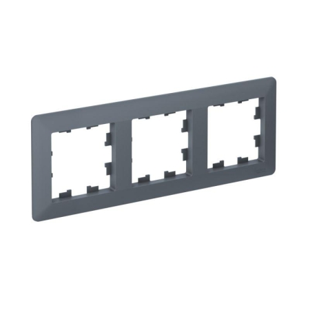 Рамка 3-м AtlasDesign Air грифель/дым. черн. SE ATN220703 Рамка 3-м AtlasDesign Air грифель/дым. черн. SE ATN220703