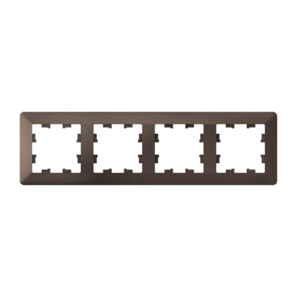 Рамка 4-м AtlasDesign Air мокко/дым. черн. SE ATN220604 Рамка 4-м AtlasDesign Air мокко/дым. черн. SE ATN220604