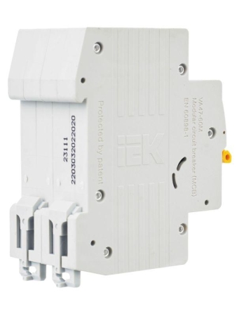 Выключатель автоматический модульный 2п C 20А 6кА ВА47-60M KARAT IEK MVA31-2-020-C Выключатель автоматический модульный 2п C 20А 6кА ВА47-60M KARAT IEK MVA31-2-020-C