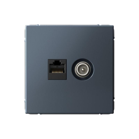 Розетка компьютерная + телевизионная 2-м ArtGallery RJ45 + TV кат.5E грифель SE GAL000789 Розетка компьютерная + телевизионная 2-м ArtGallery RJ45 + TV кат.5E грифель SE GAL000789