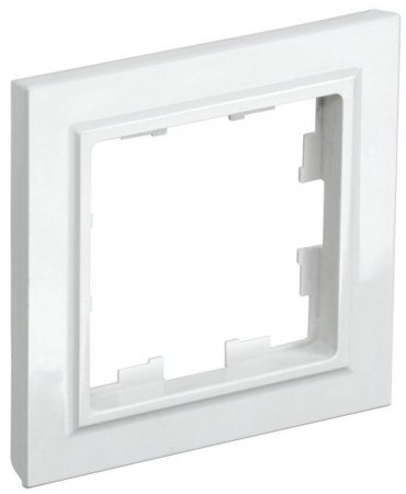 Рамка 1-м BRITE РУ-1-БрБ бел. IEK BR-M12-K01 Рамка 1-м BRITE РУ-1-БрБ бел. IEK BR-M12-K01