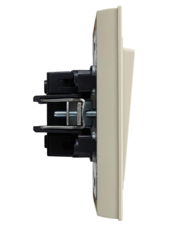 Выключатель 2-кл. СП BRITE ВСР10-2-0-БрКр 10А в сборе беж. IEK BR-V20-0-10-K10-F