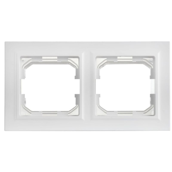 Рамка 2-м BRITE РУ-2-БрАБ-44 IP44 арктич. бел. IEK BR-M22-44-K91