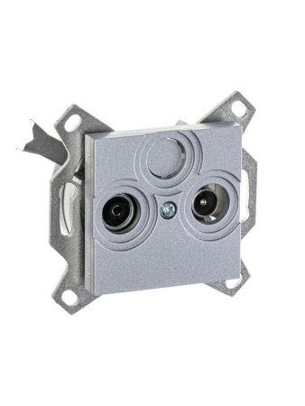 Розетка телевизионная оконечная TV/R Levit серебр. ABB 2CHH083503A6070 Розетка телевизионная оконечная TV/R Levit серебр. ABB 2CHH083503A6070
