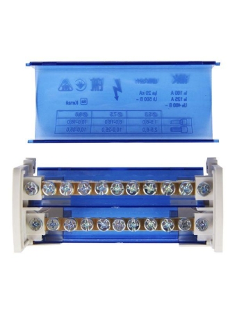 Шина на DIN-рейку (кросс-модуль) ШНК 2х11 L+PEN IEK YND10-2-11-050