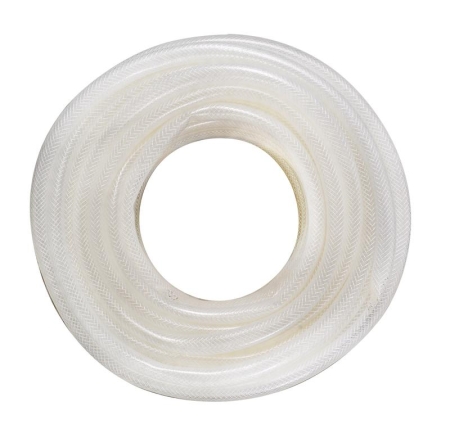 Шланг поливочный "Силикон" трехслойный армированный 3/4дюйм 50м прозр. Вихрь 73/7/2/32