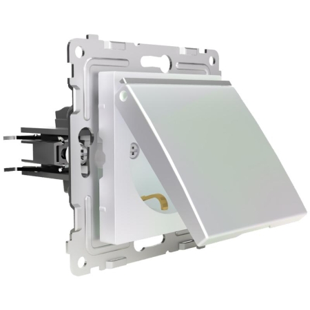 Розетка 1-м СП Pixel 16А IP20 с заземл. защ. шторки с крышкой механизм перламутр. TOKOV ELECTRIC TKE-PX-R1ZSW1-C04 Розетка 1-м СП Pixel 16А IP20 с заземл. защ. шторки с крышкой механизм перламутр. TOKOV ELECTRIC TKE-PX-R1ZSW1-C04