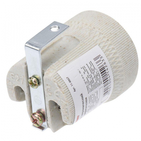 Патрон E27 керамический с держателем Rexant 11-8867 Патрон E27 керамический с держателем Rexant 11-8867