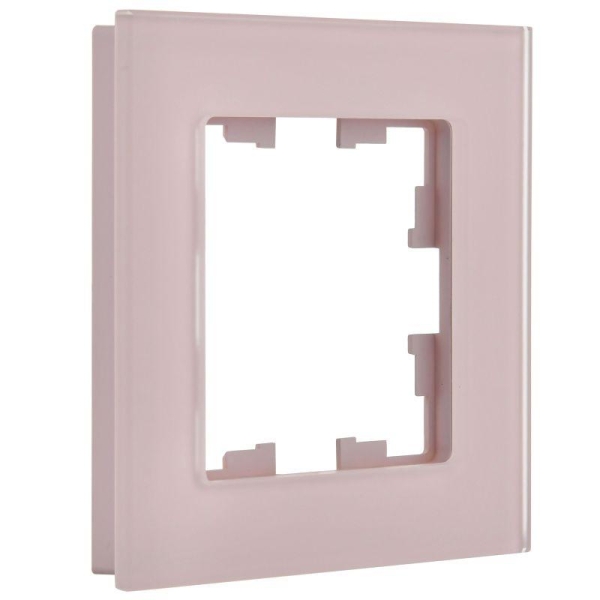 Рамка 1-м BRITE РУ-1-2-Бр стекло розовый матов. IEK BR-M12-G-31-K14 Рамка 1-м BRITE РУ-1-2-Бр стекло розовый матов. IEK BR-M12-G-31-K14