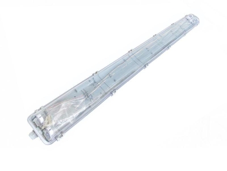 Светильник влагозащитный СПП-Т8-G13 Lite G13 IP65 1275х110х60мм ДСП линейный для LED ламп 2х1200мм GAUSS 909447212